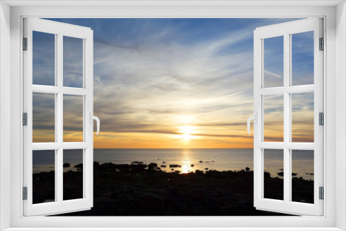 Fototapeta Naklejka Na Ścianę Okno 3D - Sunset at the Shore
