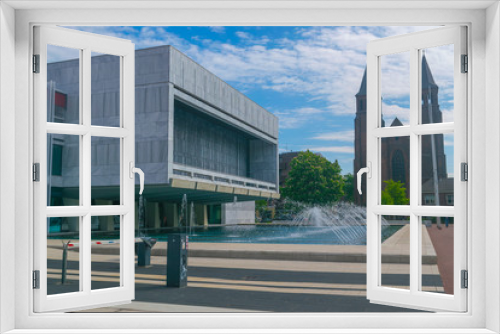 Fototapeta Naklejka Na Ścianę Okno 3D - City hall of Arnhem