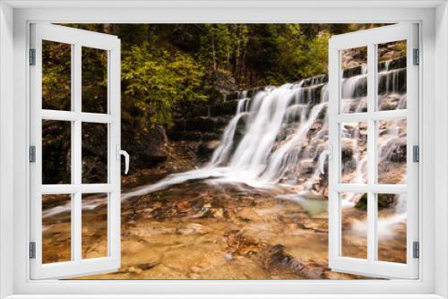 Fototapeta Naklejka Na Ścianę Okno 3D - waterfall in the Bavarian forest