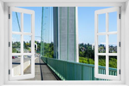 Fototapeta Naklejka Na Ścianę Okno 3D - On The Narrows Bridge 7