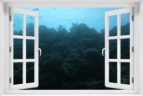 Fototapeta Naklejka Na Ścianę Okno 3D - Atardecer en el mar