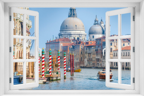 Fototapeta Naklejka Na Ścianę Okno 3D - Venice Grand Canal Morning
