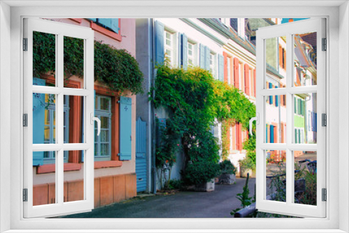 Fototapeta Naklejka Na Ścianę Okno 3D - Colorfull houses France