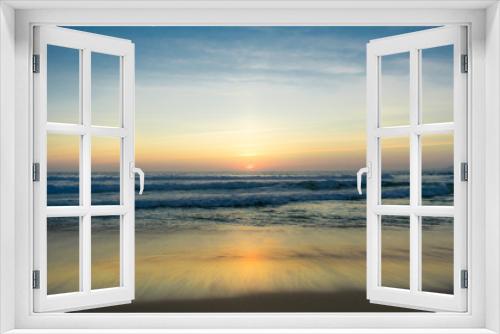 Fototapeta Naklejka Na Ścianę Okno 3D - Sunset on the sand