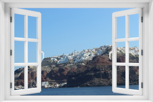 Fototapeta Naklejka Na Ścianę Okno 3D - view of santorini island greece