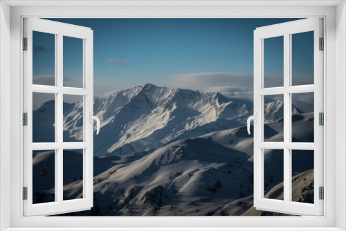 Fototapeta Naklejka Na Ścianę Okno 3D - Die Berge von Saalbach Hinterglemm