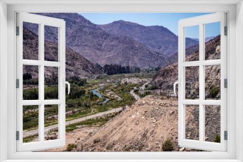 Fototapeta Naklejka Na Ścianę Okno 3D - Blick aus Elqui-Tal, Chile