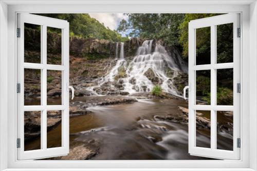 Fototapeta Naklejka Na Ścianę Okno 3D - Ho'opi'i Falls