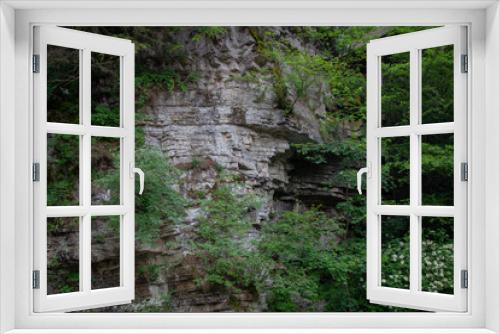 Fototapeta Naklejka Na Ścianę Okno 3D - Unforgettable trek to the mountains in Gorgan, waterfalls. Rest in the Carpathians