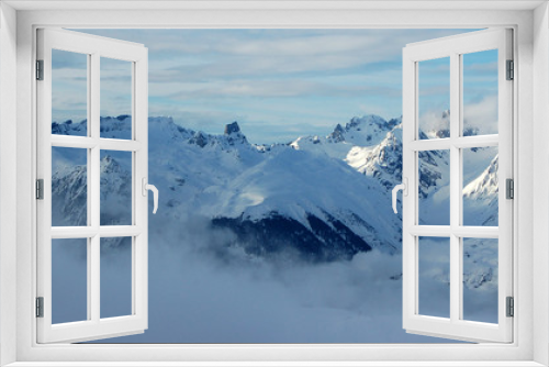 Fototapeta Naklejka Na Ścianę Okno 3D - french alps