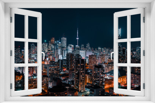 Fototapeta Naklejka Na Ścianę Okno 3D - Epic Cityscape of Toronto Canada