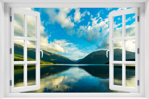 Fototapeta Naklejka Na Ścianę Okno 3D - Nelson Lakes