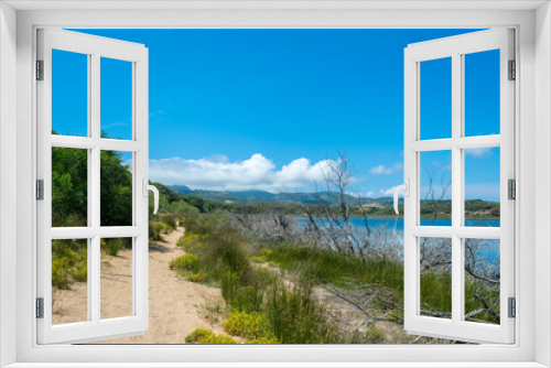 Fototapeta Naklejka Na Ścianę Okno 3D - Landscape of Lake Baratz