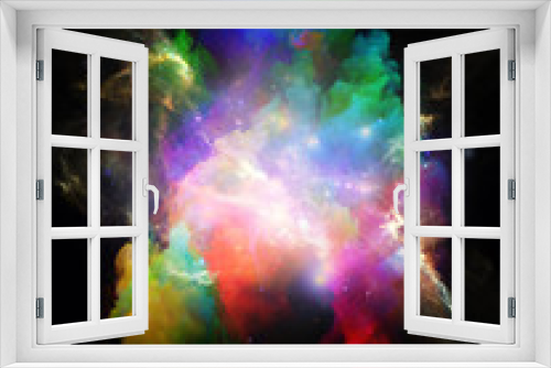 Fototapeta Naklejka Na Ścianę Okno 3D - Computing Color Space