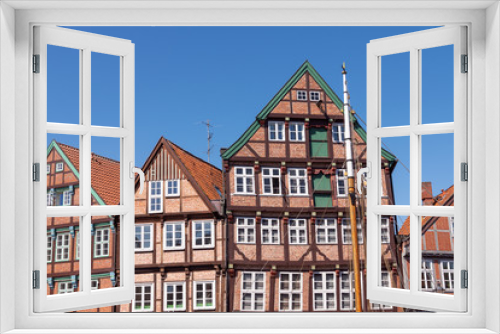 Fototapeta Naklejka Na Ścianę Okno 3D - Kunsthaus in der Altstadt von Stde, Niedersachsen