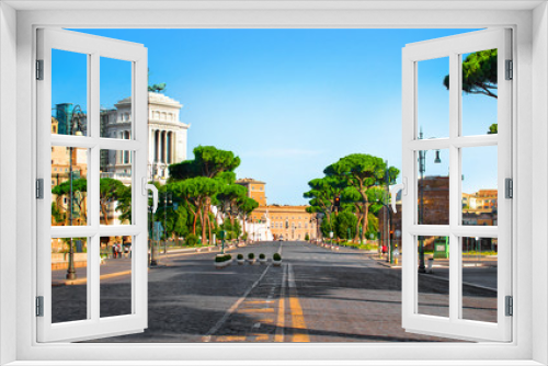 Fototapeta Naklejka Na Ścianę Okno 3D - Vittoriano Palace in Rome