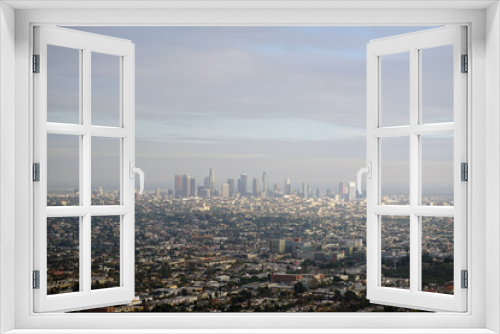 Fototapeta Naklejka Na Ścianę Okno 3D - view of Los Angeles