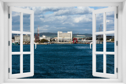 Fototapeta Naklejka Na Ścianę Okno 3D - 瀬戸内海の姫路港・日本