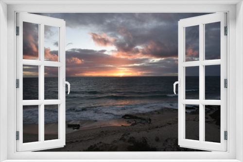 Fototapeta Naklejka Na Ścianę Okno 3D - Sunset at Beach