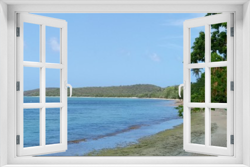 Fototapeta Naklejka Na Ścianę Okno 3D - tropical beach and sea