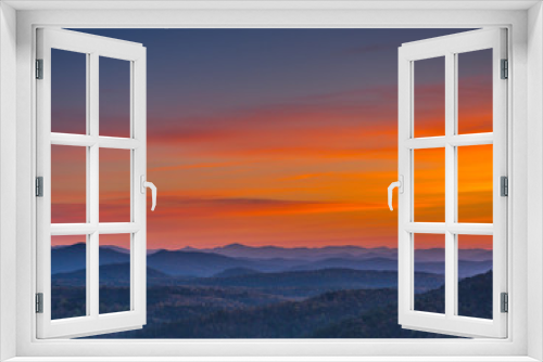 Fototapeta Naklejka Na Ścianę Okno 3D - Red Sky