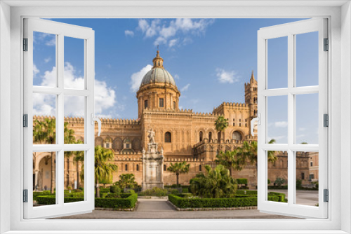Fototapeta Naklejka Na Ścianę Okno 3D - Kathedrale von Palermo; Sizilien