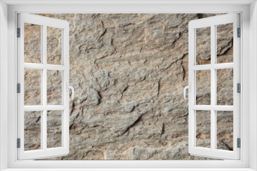 Fototapeta Naklejka Na Ścianę Okno 3D - Stone surface. Natural beige Texture stone background