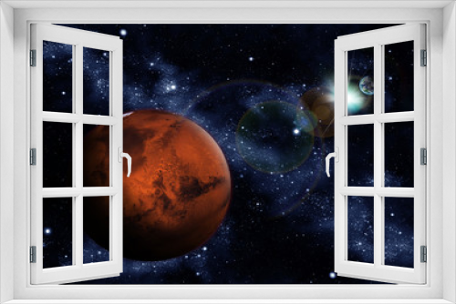 Fototapeta Naklejka Na Ścianę Okno 3D - Mars to Earth