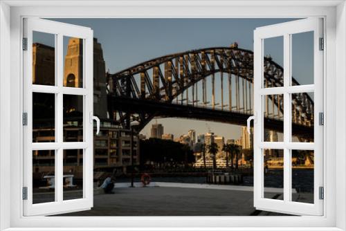 Fototapeta Naklejka Na Ścianę Okno 3D - sydney Brücke