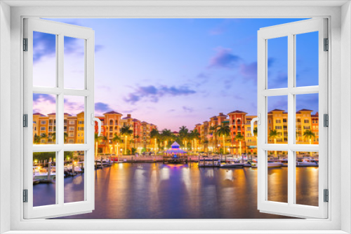 Fototapeta Naklejka Na Ścianę Okno 3D - Naples, Florida, USA Skylinee