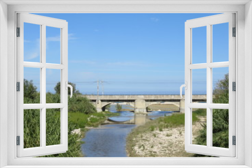 Fototapeta Naklejka Na Ścianę Okno 3D - Vista sul fiume