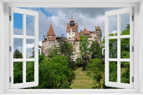 Fototapeta Naklejka Na Ścianę Okno 3D - Bran Castle, also know as Dracula's Castle, Brasov, Transylvania, Romania