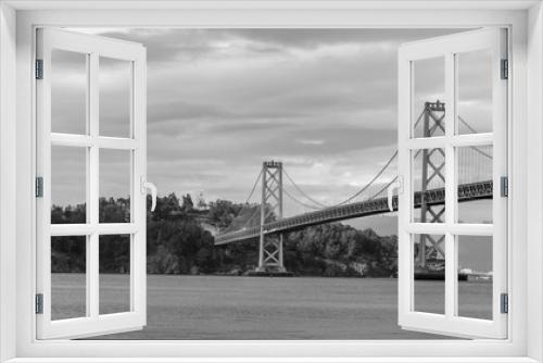 Fototapeta Naklejka Na Ścianę Okno 3D - Bay Bridge