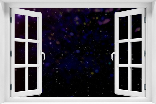 Fototapeta Naklejka Na Ścianę Okno 3D - Space black background with a violet shade