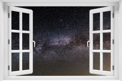 Fototapeta Naklejka Na Ścianę Okno 3D - Night starry sky background, universe