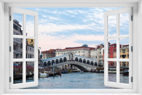 Fototapeta Naklejka Na Ścianę Okno 3D - Venice, the city of water One of the popular Italian cities