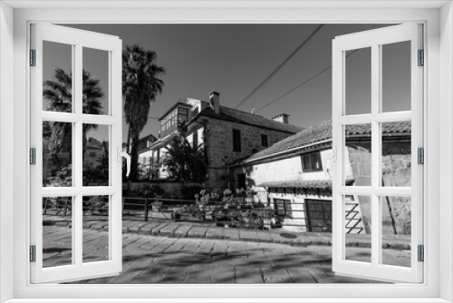 Fototapeta Naklejka Na Ścianę Okno 3D - town