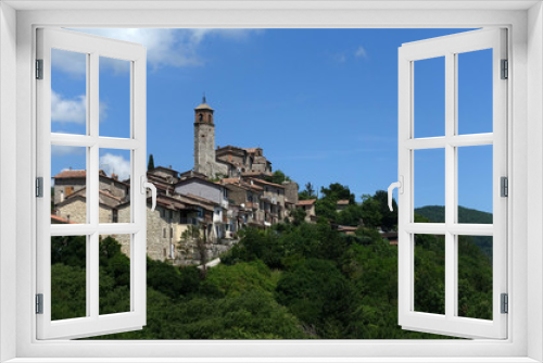 Fototapeta Naklejka Na Ścianę Okno 3D - Greccio, Latium, Italien