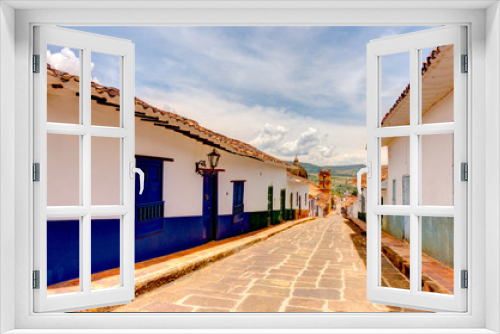 Fototapeta Naklejka Na Ścianę Okno 3D - Barichara, Colombia