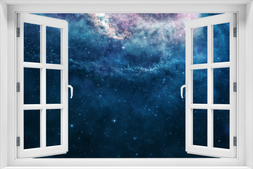 Fototapeta Naklejka Na Ścianę Okno 3D - Cosmic universe star cloud and galaxy