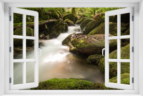 Fototapeta Naklejka Na Ścianę Okno 3D - Blackforest Waterfall