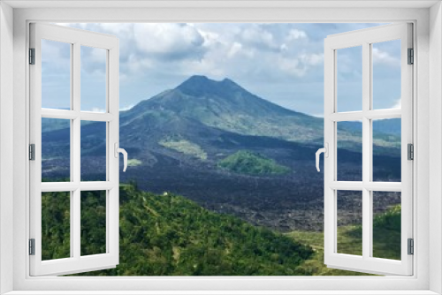 Fototapeta Naklejka Na Ścianę Okno 3D - Vulkan Gunung Batur mit Lavagestein vom letzten Ausbruch, Bali