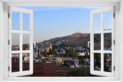 Fototapeta Naklejka Na Ścianę Okno 3D - Granada Citi View, Spain