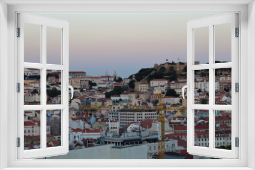 Fototapeta Naklejka Na Ścianę Okno 3D - Lisbon Cityscape, Portugal