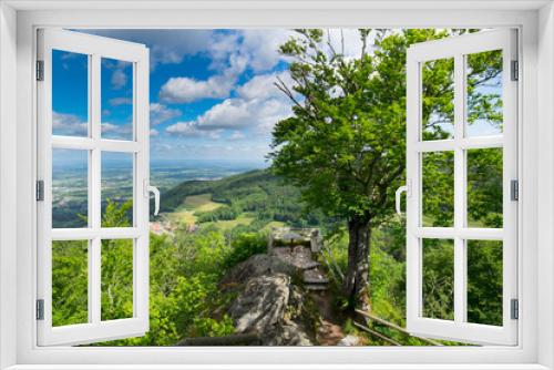 Fototapeta Naklejka Na Ścianę Okno 3D - Blick vom Brigittenschloss in Sasbachwalden im Schwarzwald