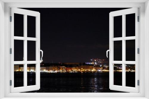 Fototapeta Naklejka Na Ścianę Okno 3D - Panorama von Stockholm bei Nacht