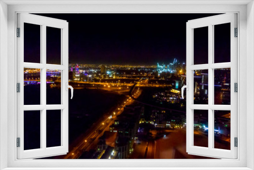 Fototapeta Naklejka Na Ścianę Okno 3D - Dubai at night