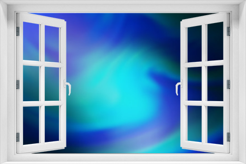Fototapeta Naklejka Na Ścianę Okno 3D - Dark BLUE vector glossy abstract backdrop.