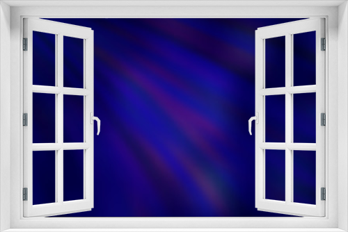 Fototapeta Naklejka Na Ścianę Okno 3D - Dark BLUE vector background with stright stripes.