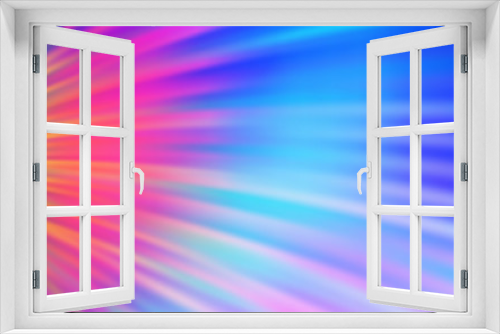 Fototapeta Naklejka Na Ścianę Okno 3D - Light Multicolor vector layout with bent lines.